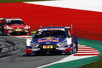Audi et Ekström dans un fauteuil avant la finale à Hockenheim