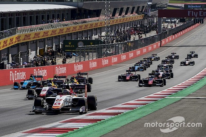 Raoul Hyman, Campos Racing devance Giuliano Alesi, Trident, au départ