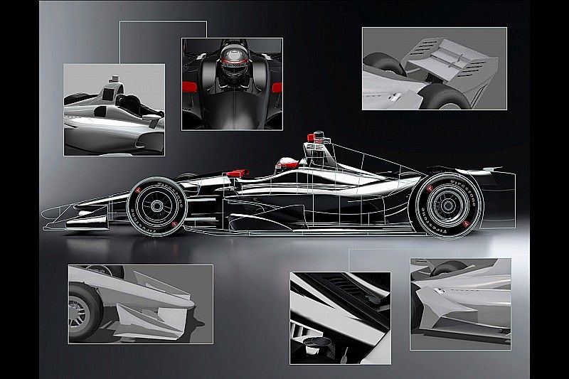 L'IndyCar dévoile un rendu de sa monoplace 2018
