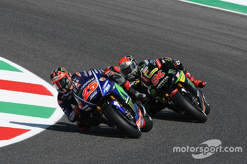 Viñales extiende su dominio al warm up; Dovizioso, con un virus