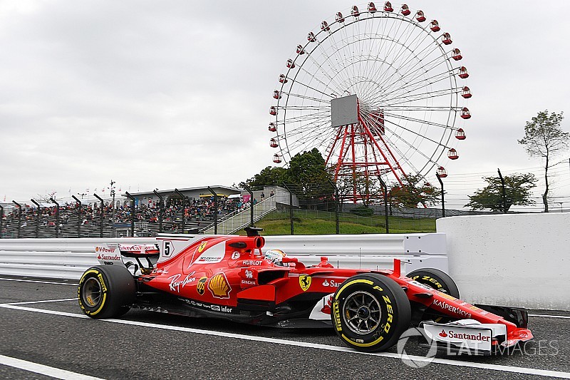 F1日本GP FP1速報:ベッテルが首位スタート。ハミルトンが2番手