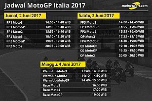 Jadwal lengkap MotoGP Italia 2017