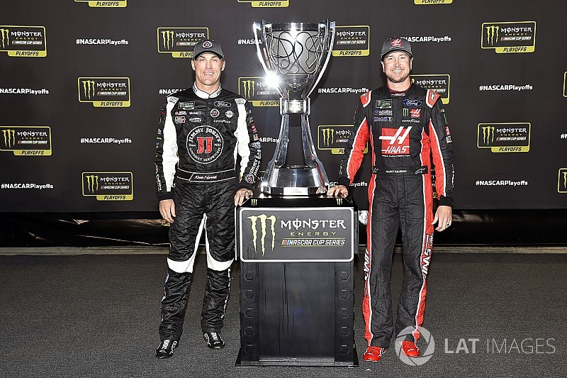 SHR teammates Harvick and Busch take playoff hit with Loudon DNFs