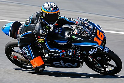 Test Spielberg, Moto3: team Sky VR46 al lavoro sul telaio 2018