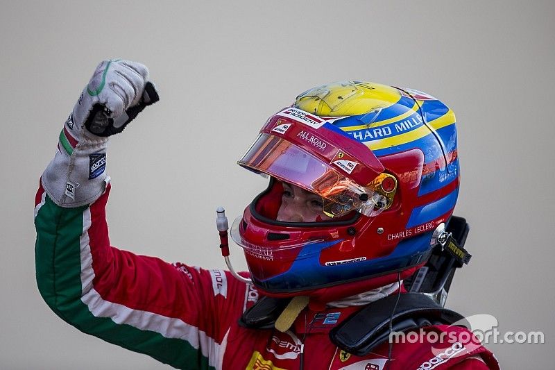 Ganador de la carrera Charles Leclerc, PREMA Powerteam