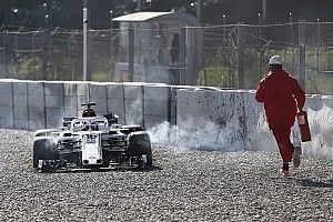 Leclerc angered by "stupid" testing crash