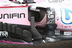 Force India: è comparso un secondo deviatore di flusso sulla VJM10