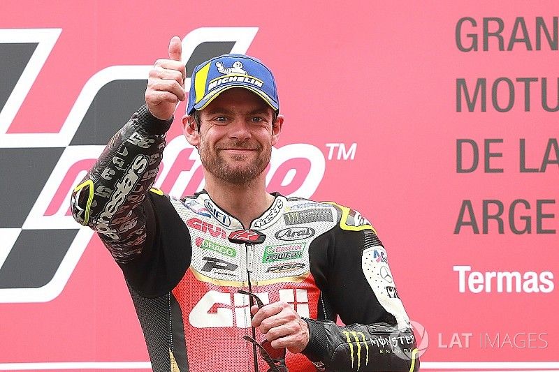 Il vincitore della gara Cal Crutchlow, Team LCR Honda