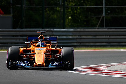 Lando Norris en essais libres avec McLaren à Spa