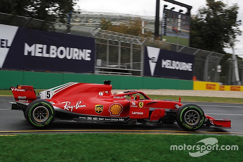 FP3 GP Australia: Kondisi basah-kering, Vettel unggul 2 detik