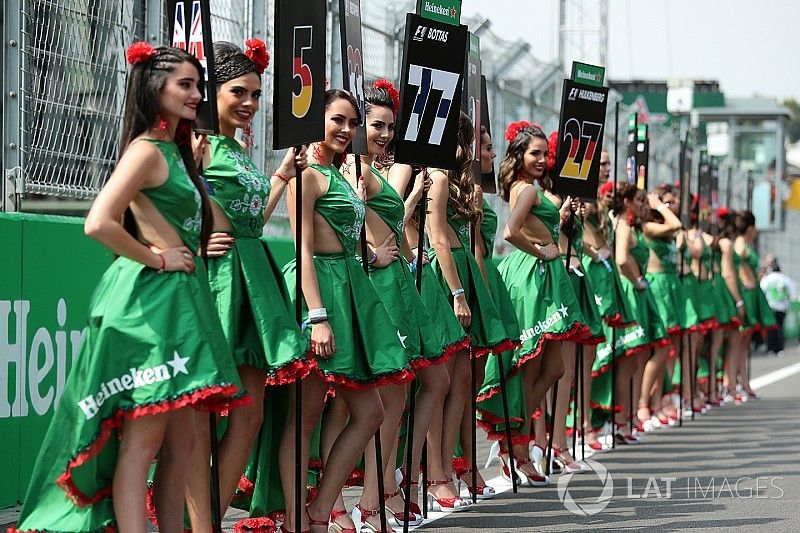 La F1 elimina las chicas de la parrilla