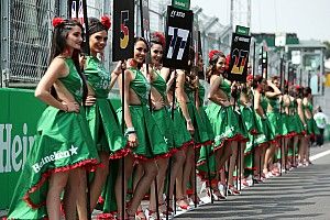 La F1 elimina las chicas de la parrilla
