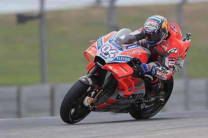 Dovizioso lideró la primera práctica en Jerez