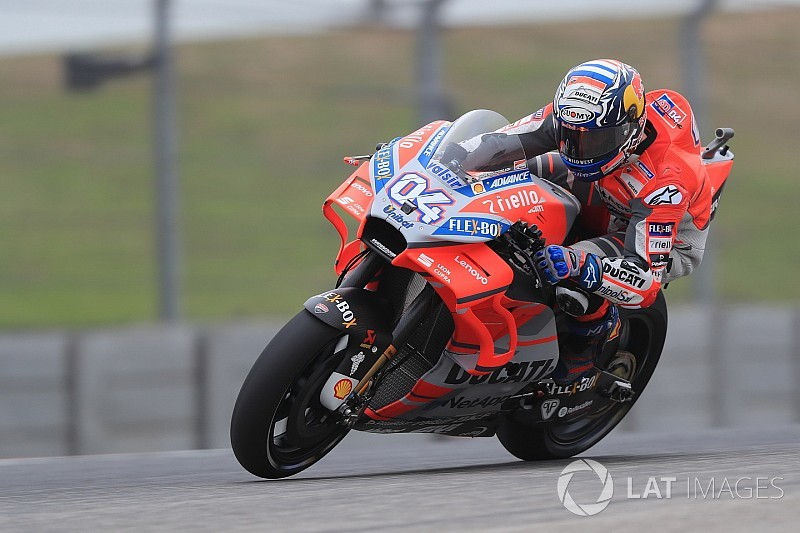 Dovizioso lideró la primera práctica en Jerez