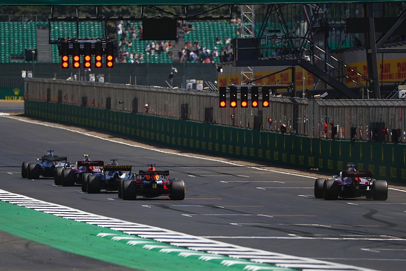 La parrilla de salida del GP de Gran Bretaña 2018 en imágenes