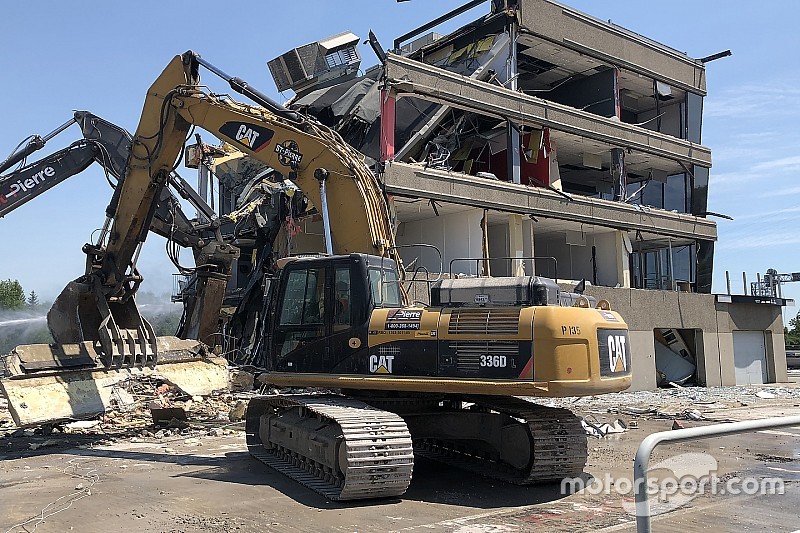 Les stands de Montréal démolis, place aux travaux pour 2019