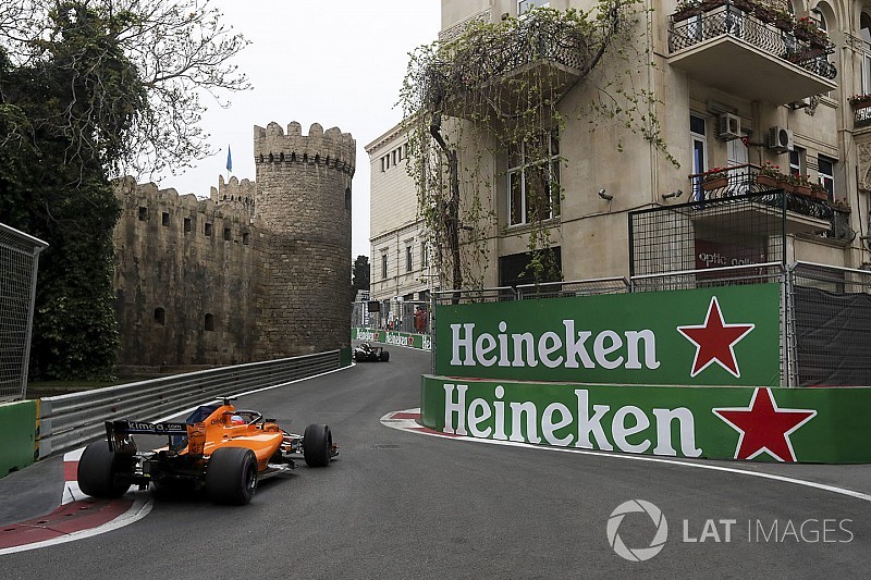 Las mejores fotos del viernes en el GP de Azerbaiyán 2018