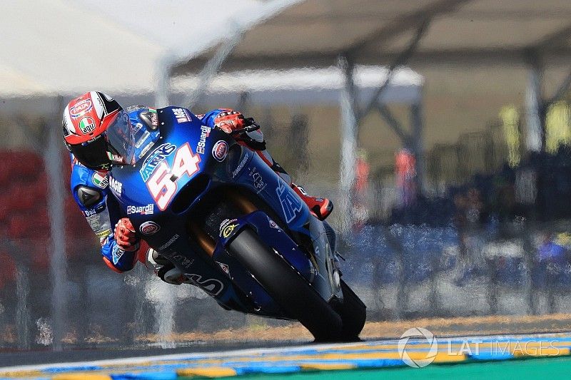 Moto2 Le Mans: Pasini aan de leiding in opwarmsessie