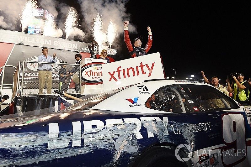Custer wins, Byron crowned Xfinity champion after heated battle
