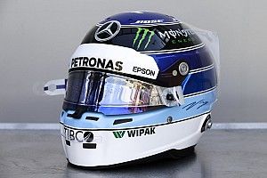 Bottas homenajea a Hakkinen con su casco para Mónaco