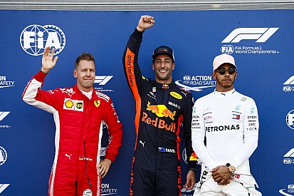 Vettel en Hamilton geloofden niet dat ze Ricciardo konden verslaan