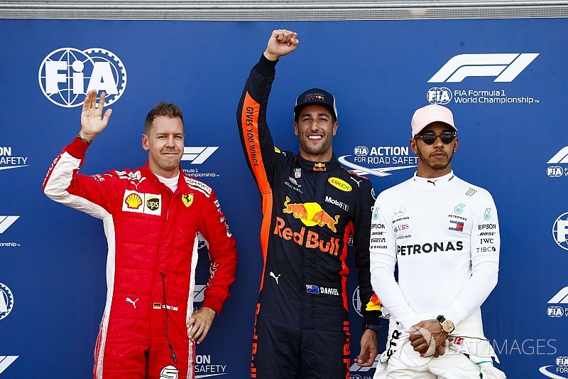 Vettel en Hamilton geloofden niet dat ze Ricciardo konden verslaan