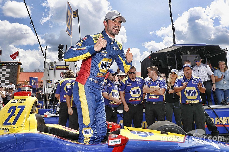IndyCar Mid-Ohio 2018: Richtige Strategie bringt Rossi den Sieg