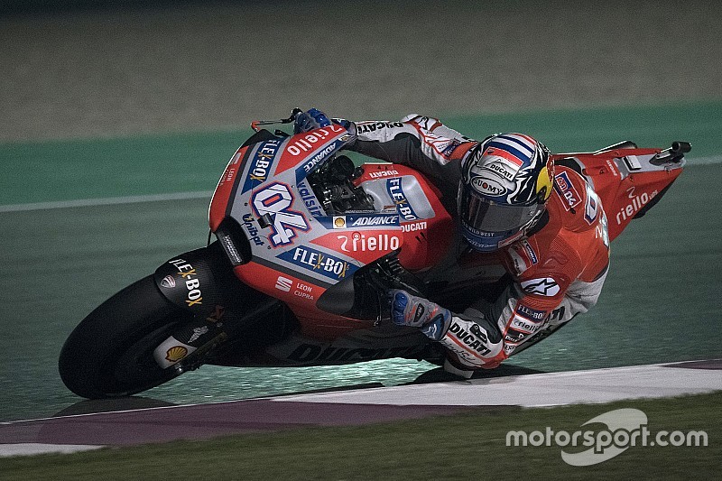 Dramático triunfo de Dovizioso en Qatar y Rossi en tercero