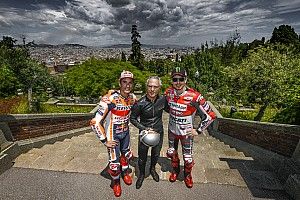 El primer y los últimos ganadores, juntos en Montjuic