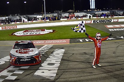Christopher Bell fends off teammate to win Xfinity race at Richmond