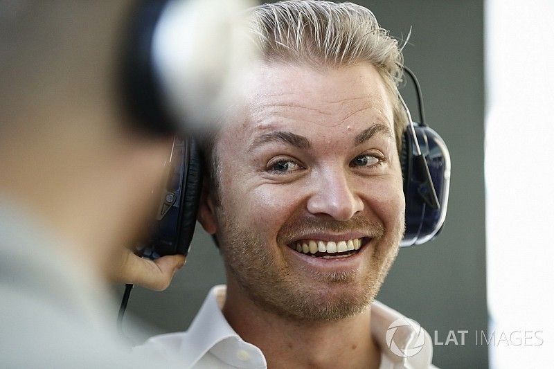 Nico Rosberg dans les stands