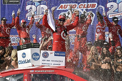 Persistente e dominante, Larson vence em Fontana