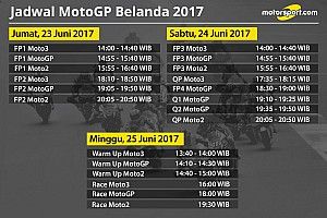 Jadwal lengkap MotoGP Belanda 2017