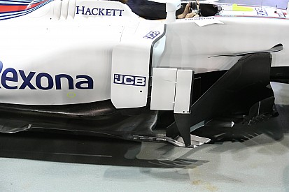 Williams: i deviatori di flusso sono in tre elementi come sulla Mercedes