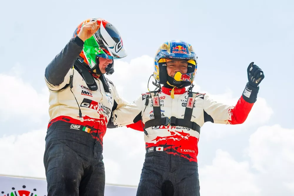 Takamoto Katsuta, Aaron Johnston, Toyota Gazoo Racing WRT Toyota GR Yaris Rally1 