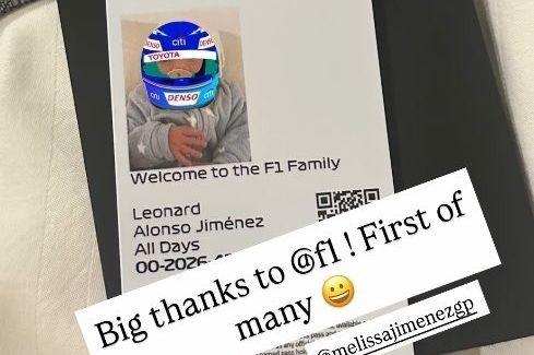 Alonso annuncia il nome di suo figlio, e appare già il suo pass per la F1...