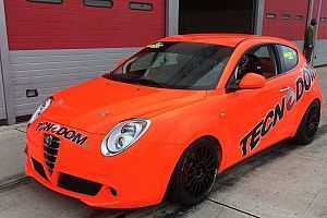 Primo test ad Adria per l'Alfa Romeo Mito TCS della Tecnodom Sport