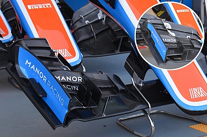 Bite-size tech: Manor front wing and bargeboards