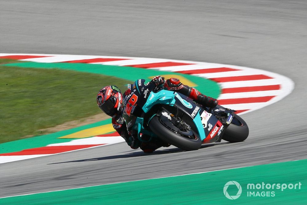 Quartararo topt derde training GP Catalonië, Dovizioso naar Q1