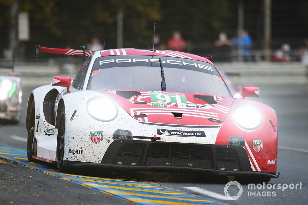 #91 Porsche GT Team Porsche 911 RSR: Richard Lietz, Gianmaria Bruni, Frédéric Makowiecki