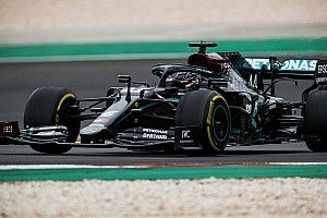 Un calambre llevó a Hamilton a tener que desacelerar en la recta
