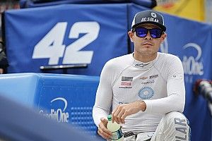 Kyle Larson got an early on-track test of new NASCAR aero rules