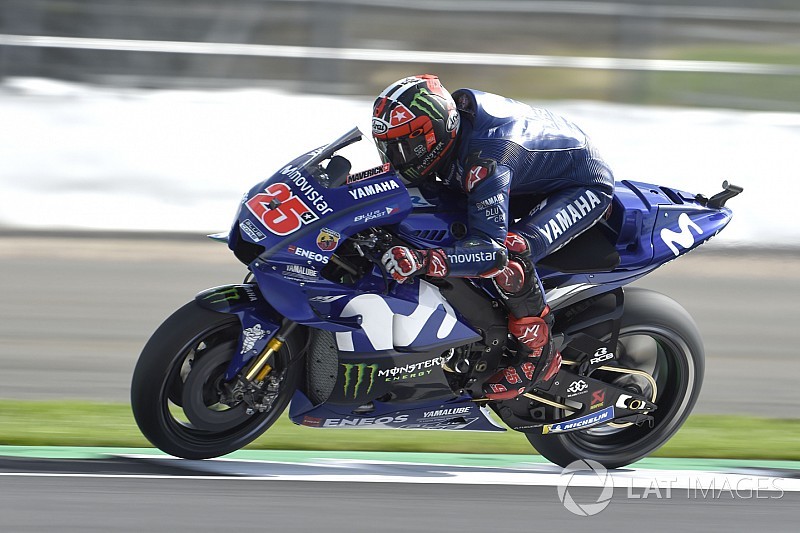 Silverstone, Libere 4: Vinales prima della pioggia. Brutto incidente per Rabat, centrato dalla moto di Morbidelli!