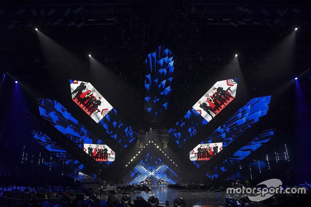 I colori della Ducati di Marini svelati alla finale di X-Factor