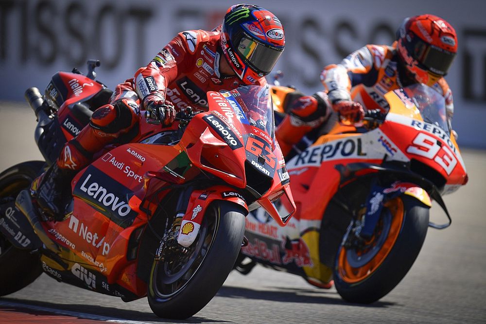 Francesco Bagnaia, Ducati Team, Marc Marquez, Repsol Honda Team