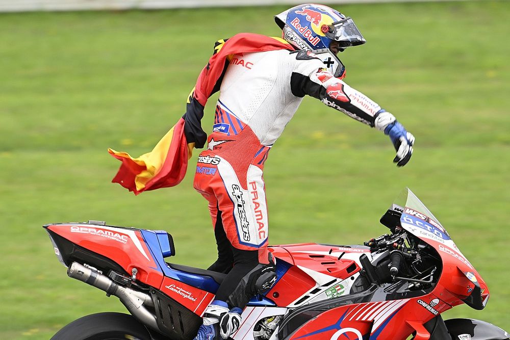 Las fotos de la accidentada carrera de MotoGP de GP de Estiria
