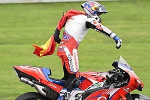 Las fotos de la accidentada carrera de MotoGP de GP de Estiria