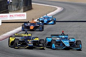 Herta in two minds over IndyCar blue flags after Laguna Seca traffic issues