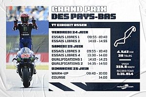 Le programme du GP des Pays-Bas MotoGP