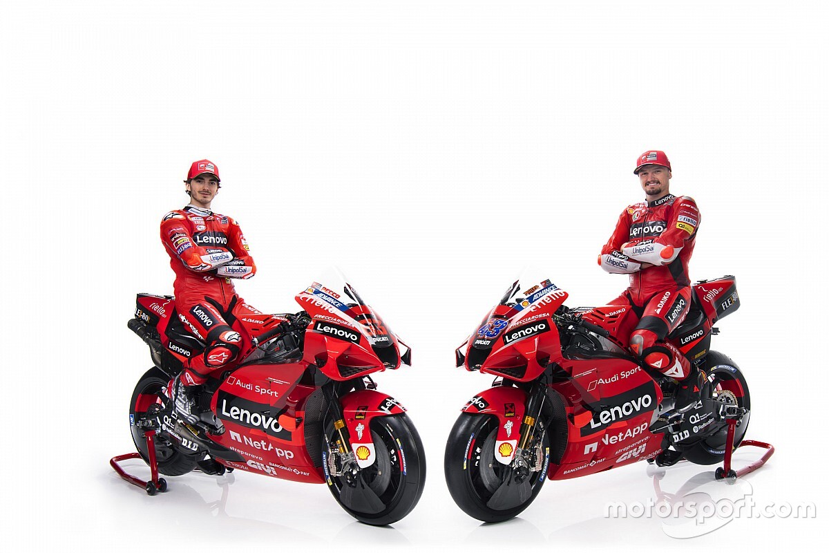 ドゥカティ、2021年MotoGP体制を発表。ミラー&バニャイヤ駆るGP21を公開